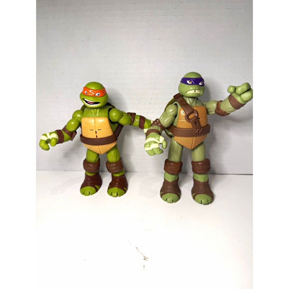 TMNT 2012 Michelangelo Donatello Figure Lot Teenage Mutant Ninja Turtles